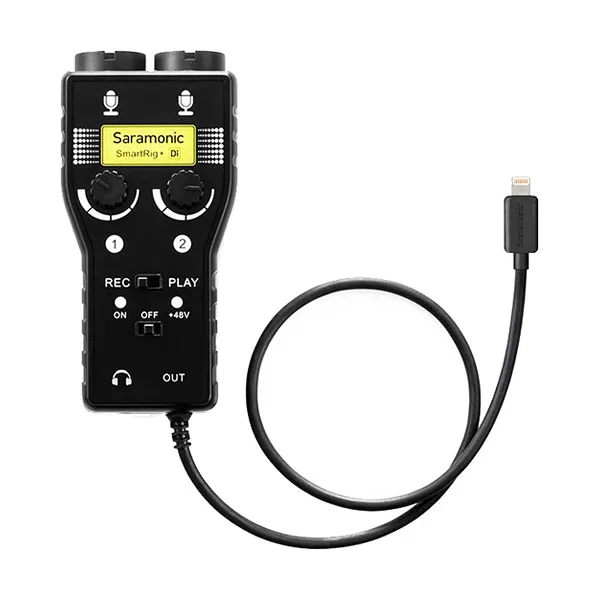 Saramonic SmartRig+ Di, Two-Channel Mic and Guitar Interface with Lightning Connector for iOS Devices Questions & Answers