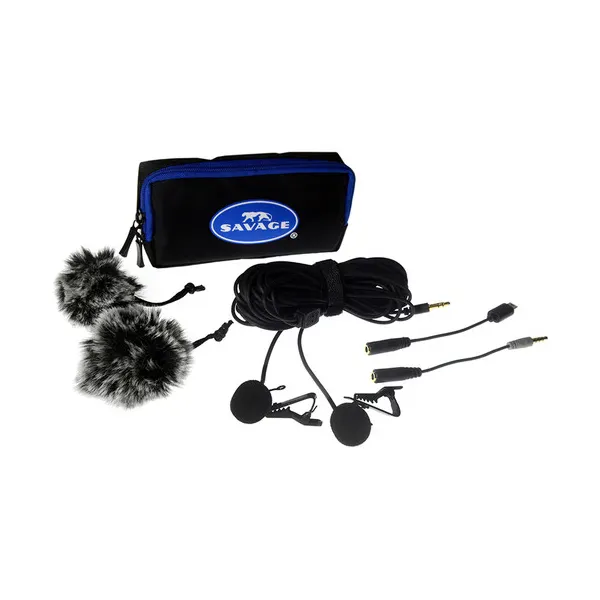 Savage Dual Head Lapel Microphone Questions & Answers