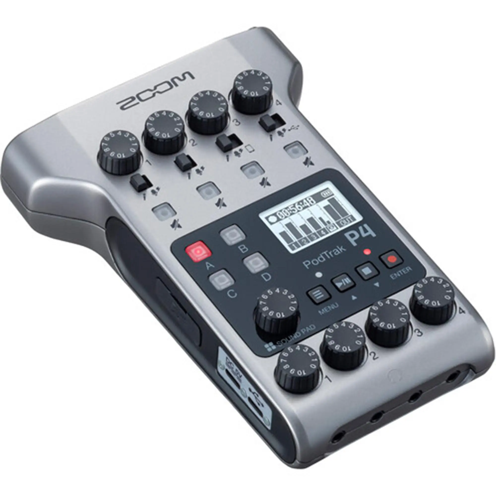 Zoom PodTrak P4 Portable Multitrack Podcast Recorder Questions & Answers