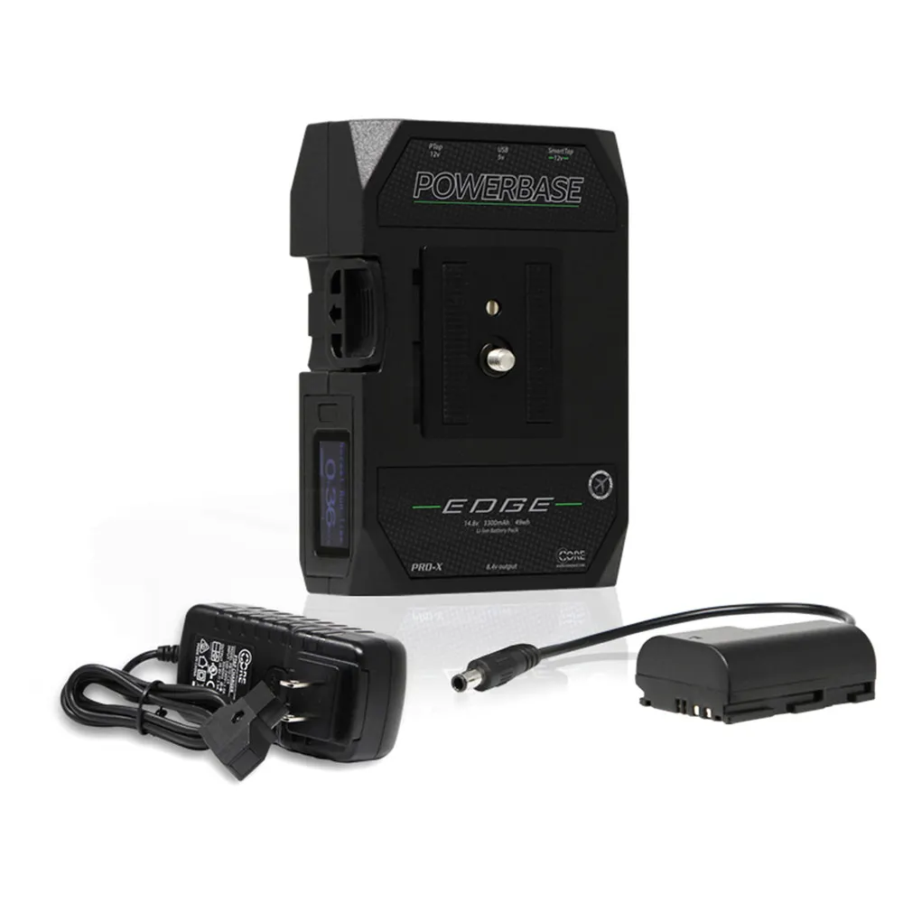 Core SWX Powerbase EDGE V-Mount Battery Kit with LP-E6 Cable & D-Tap Charger Questions & Answers