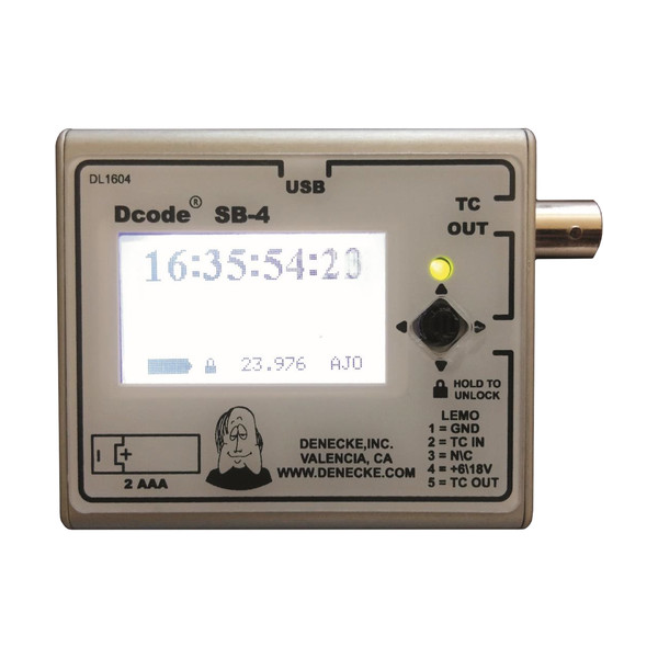 Denecke Syncbox Dcode SB-4 Time-Code Generator: Can this item pump timecode signal into the RS-422 port.