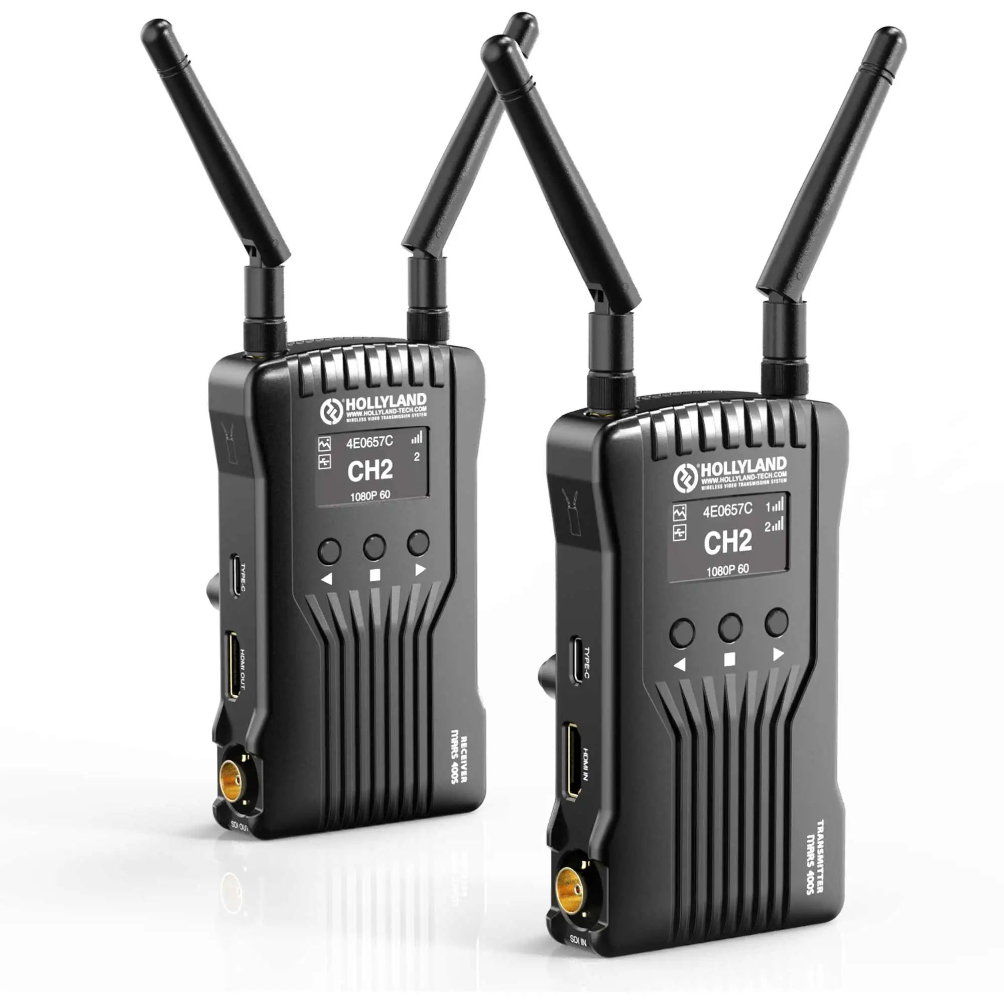 Can the Hollyland Mars 400S wireless video system transmit to 3 different cameras?