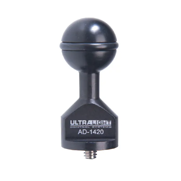 Ultralight Control Systems Ball Base Adapter - 1/4-20" Male Questions & Answers