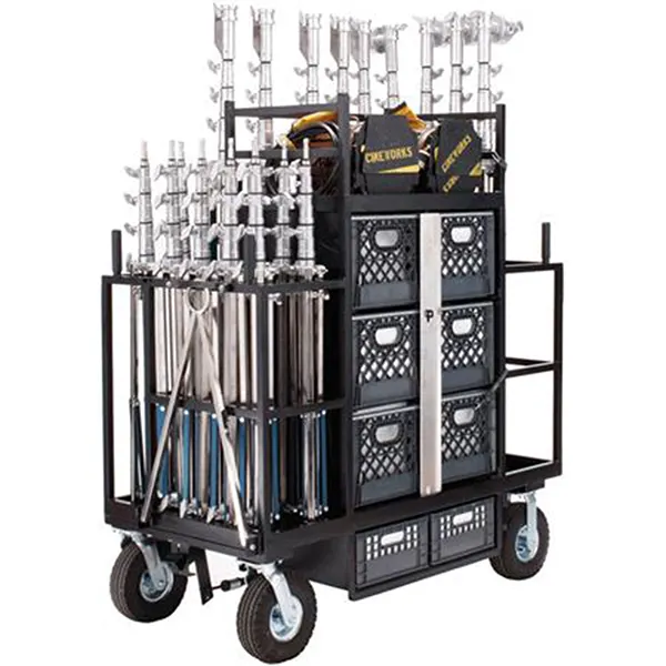 Backstage Equipment Electrician Cart w/ Carefree Tires Questions & Answers