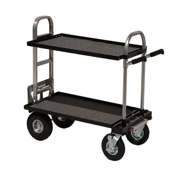 For the Filmtools 24 x 36" Collapsible Converted Junior Cart, will the handlebar swing up and lock to use the cart