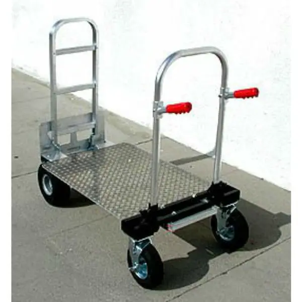 Is the baseplate on a vertical Magliner junior cart the same size as the baseplate on a vertical Magliner senior ca