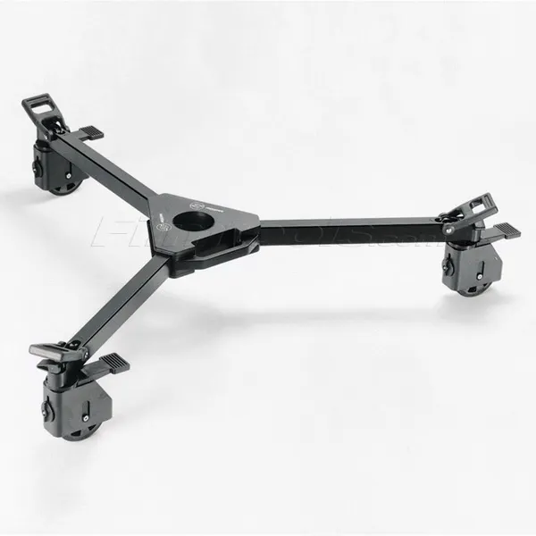 What does the "built-up radius" of the dolly mean?