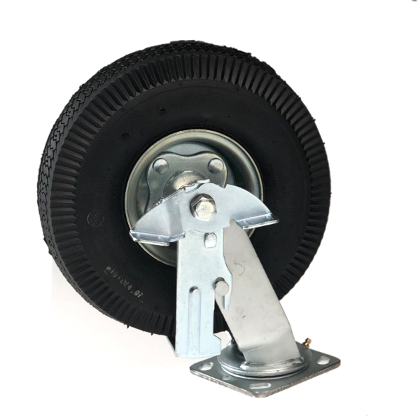 Does the yaegar 10" rigid and 10" swivel caster include the tire?