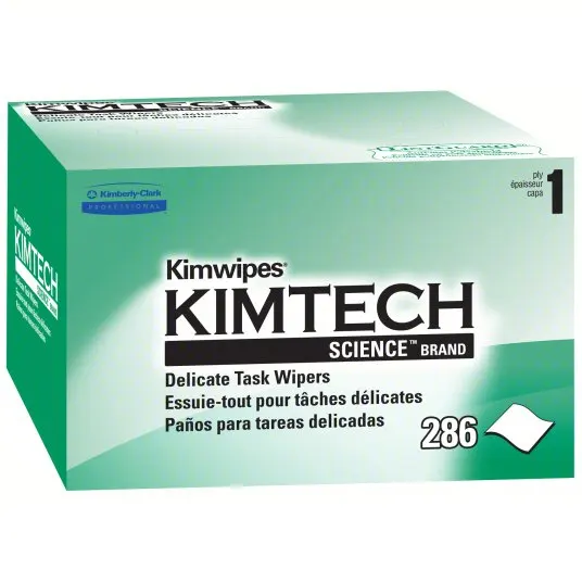 Kimtech Science 4.4 x 8.4" KimWipes Delicate Task Wipers - 1-ply 286 count Questions & Answers