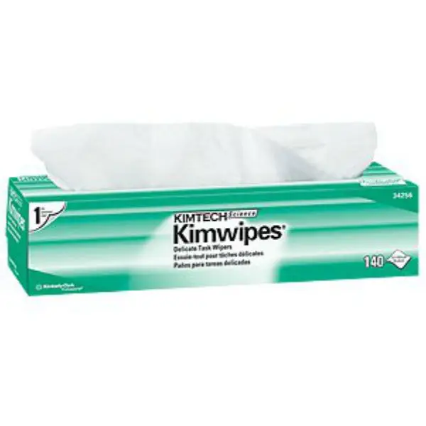 Kimtech Science Kimwipes 1-Ply Delicate Task Wipes 14.7"x16.6" (140 sheets) 34256 Questions & Answers