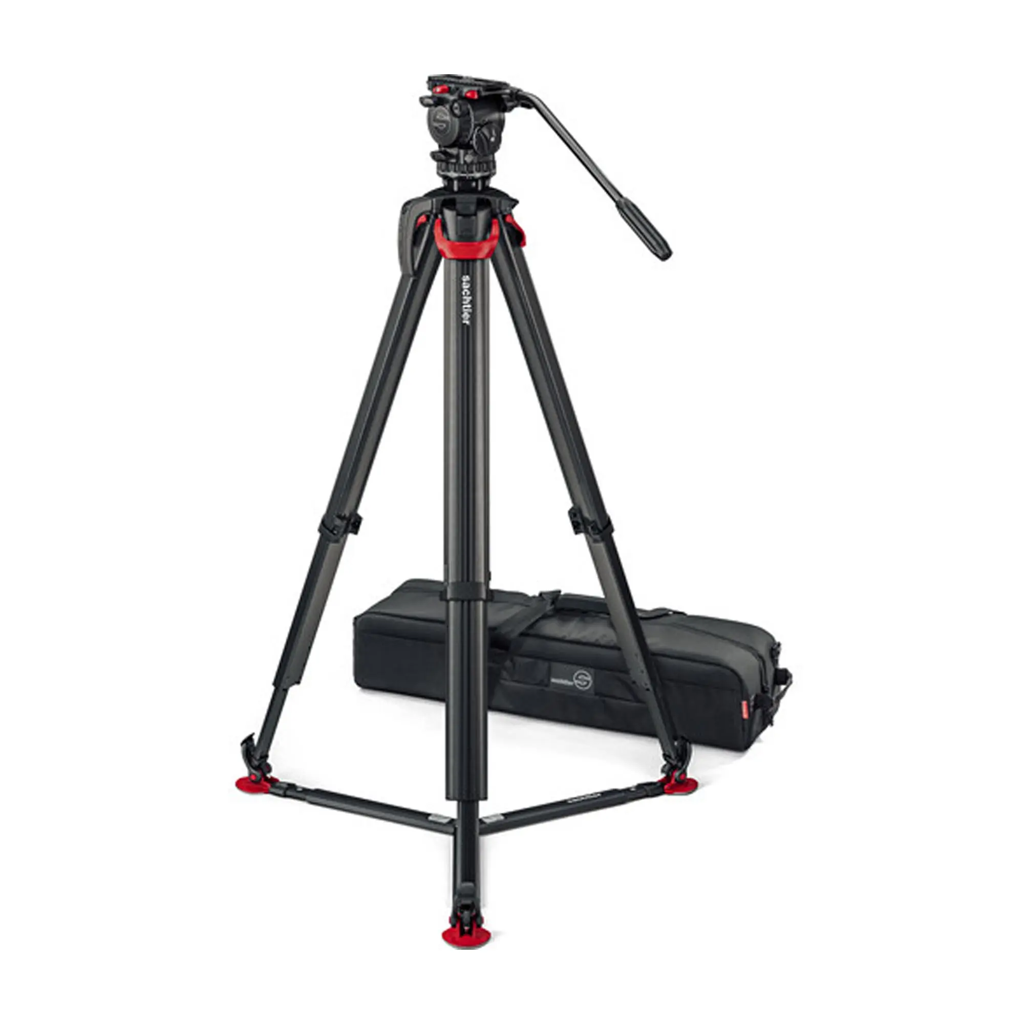 Sachtler aktiv8 fluid head with the flowtech75 GS Tripod and padded carrying bag Questions & Answers