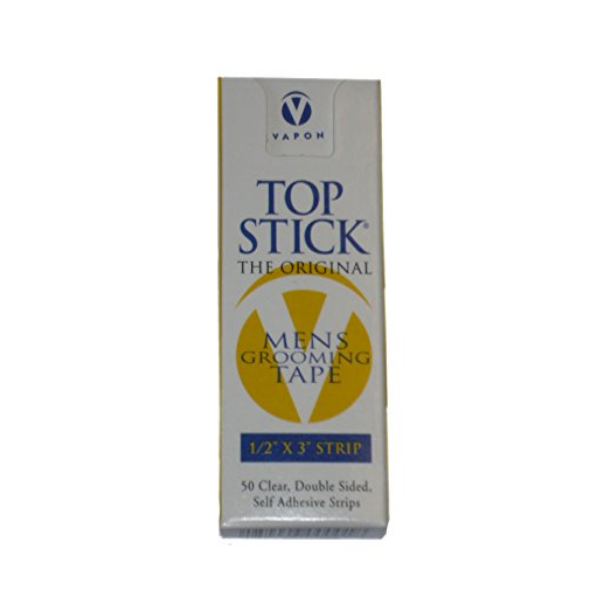 Are the Vapon Topstick Men's Grooming Tape 1/2 x 3" the straight, curved, or A-style strips?